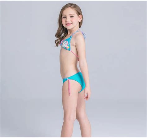 Crian As Swimwear Do Biquini Car Ter S Lido Meninas Beachwear Mai