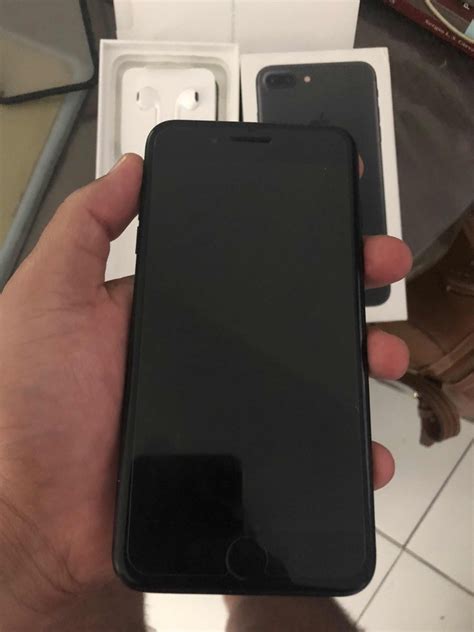 Iphone Plus Gb Preto Matte Na Garantia At Julho R