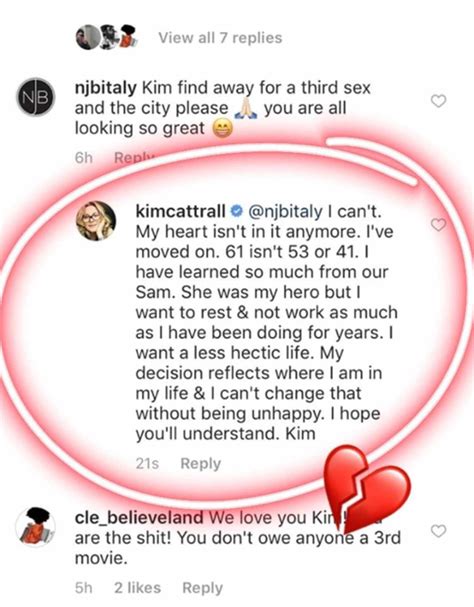 Kim Cattrall Says She S Moving On From Sex And The City And So Should You