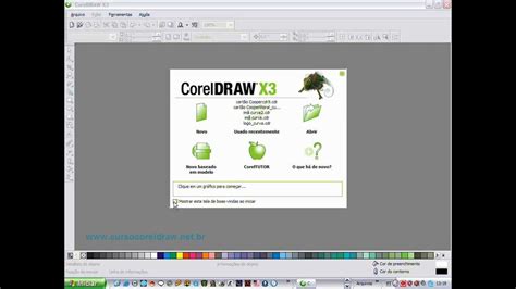 Curso De CorelDraw X3 Gratuito Aula 02 Conhecendo O Programa YouTube