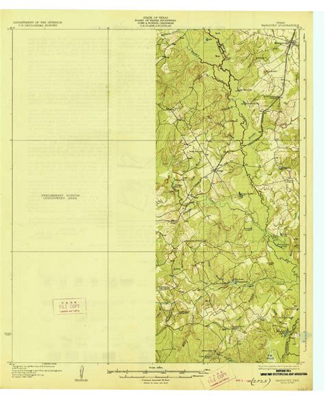 Marquez Texas 1927 USGS Old Topo Map Reprint 15x15 TX Quad 128475