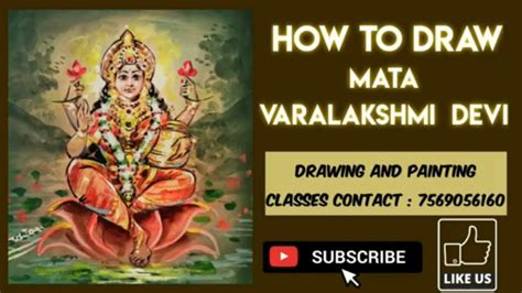 How To Draw Maa Varalakshmi Devi Trending Art Artist Howtodraw