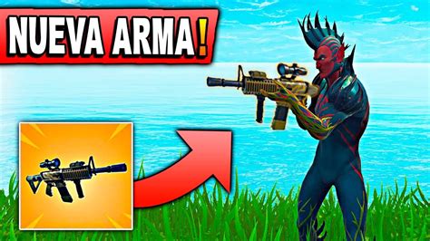 NUEVO ARMA LEGENDARIA FUSIL DE ASALTO CON MIRA TÉRMICA Fortnite