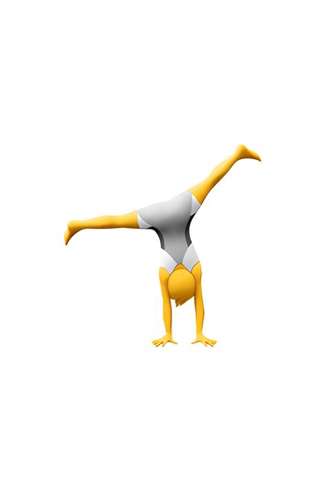 🤸 Person Cartwheeling Emoji | Emoji, Person, Yellow skin tone