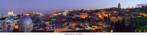 View Jerusalem Old City Sunset Israel Stock Photo 1080937451 | Shutterstock