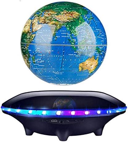 Jjyy Globe Auto Rotatif De Pouces Avec Lumi Re Led Globe Terrestre