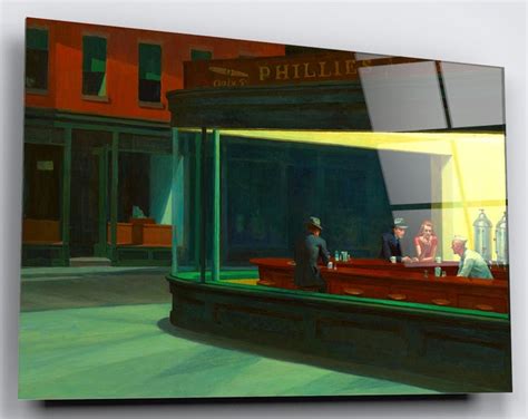 Edward Hopper Nighthawks Premium Matte Paper Vintage Art Poster