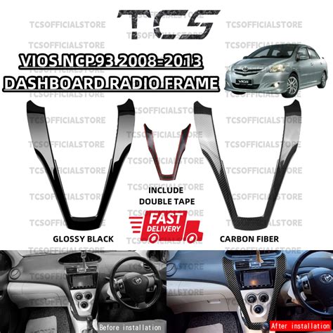 Tcs Toyota Vios Ncp Dugong Dashboard Radio Frame Cover