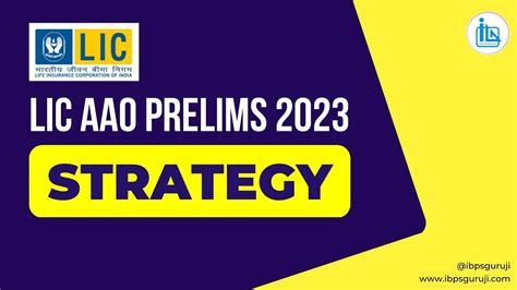 Lic Aao Prelims Exam Strategy To Crack In First Attempt Lic Aao