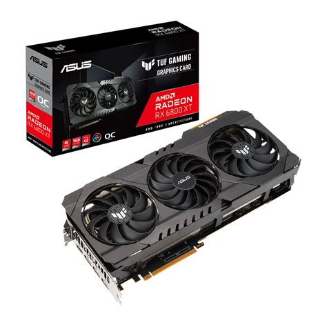 Vga การ์ดแสดงผล Asus Tuf Rx6800xt O16g Gaming 16gb Gddr6