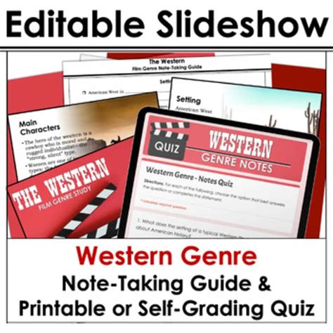 High Noon Film Analysis Guide With Western Slideshow Print And Digital