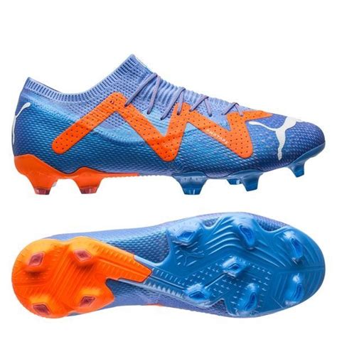 PUMA Future Ultimate Low FG AG Supercharge Blå Vit Orange