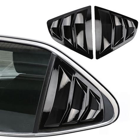 For Toyota Camry V Glossy Black Rear Window Shutter Cover