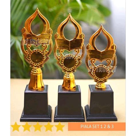 Jual Piala Masjid 1 Set Berisi 3 Piala Piala Set Lomba Keagamaan Piala Set Sealer Lomba