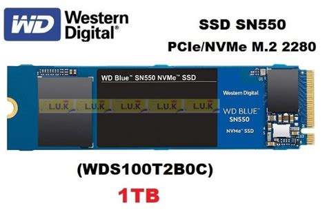 250GB 500GB 1TB SSD เอสเอสด WD BLUE SN550 PCIe NVMe M 2 2280