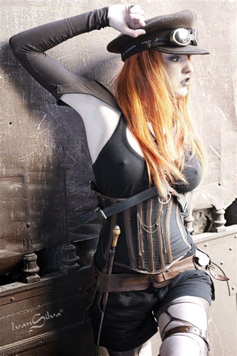 Steampunk Redhead Telegraph