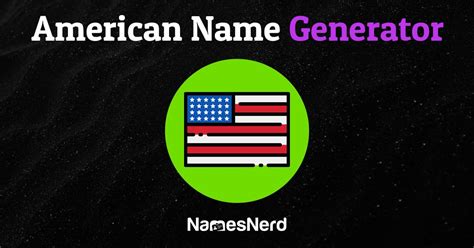 American Name Generator - Male and Female