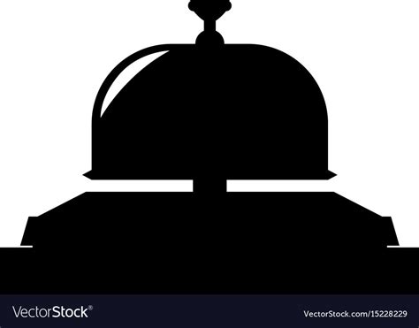 Hotel Ring Bell Royalty Free Vector Image Vectorstock