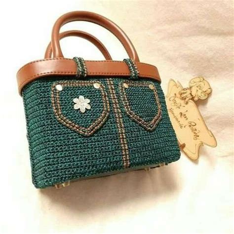 Pin By Brenda On Bolsos Y Carteras Crochet Handbags Crochet Bag