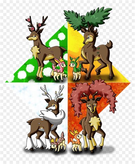 Pokemon Deerling Summer