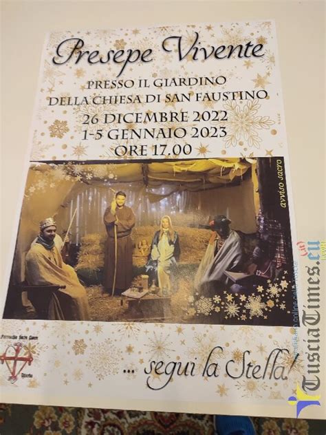 Il Presepe Vivente Della Solidariet Torna Domani Nel Giardino Della