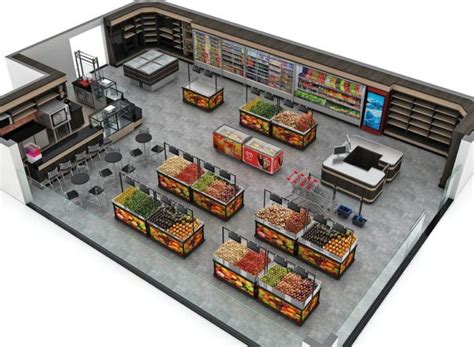 Desain Dan Layout Minimarket Minimalis Rumahan Raja Rak Minimarket