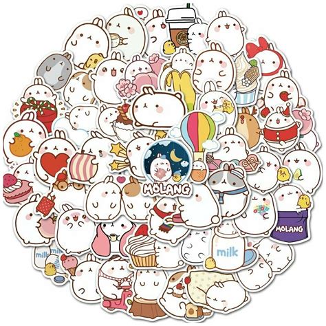 50 шт, Стикеры Hello Kitty, игрушки для девочек, милые наклейки в стиле ...