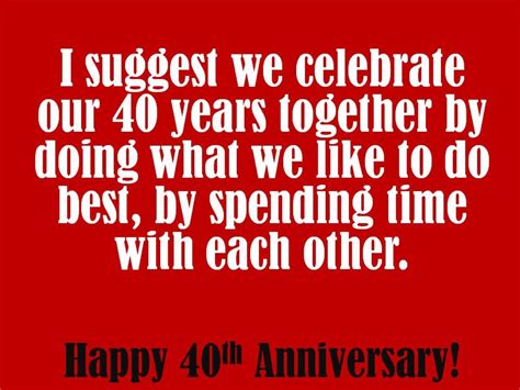 40th Anniversary Wishes, Quotes, and Poems for Cards | HubPages