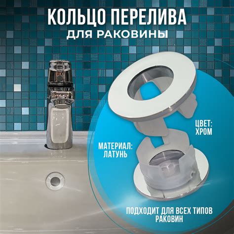 Кольцо перелива для раковины - купить в интернет-магазине OZON по ...