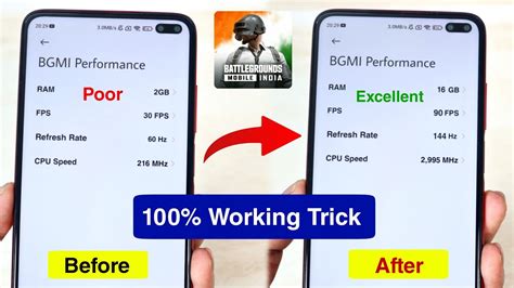 Phone Cpu Overclock Tricks Get Hz Refresh Rate Fps Bgmi