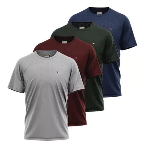 Kit 4 Camisetas Básicas Masculinas Sandrini Algodão Atacado MercadoLivre