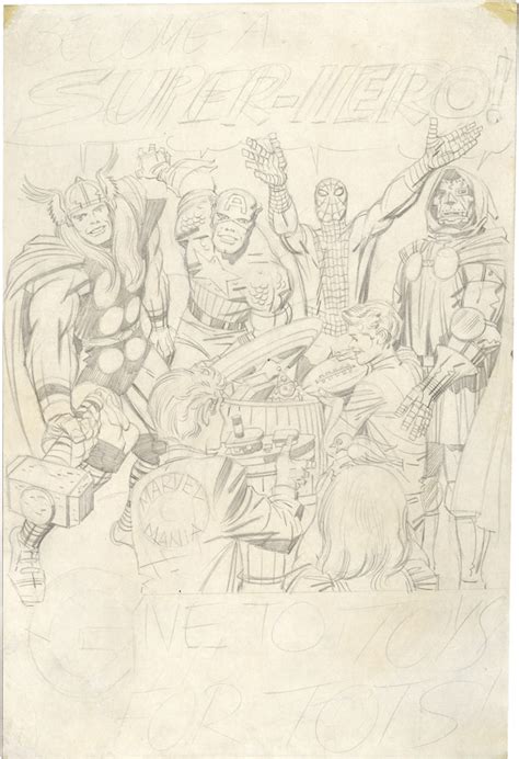 Cap N S Comics Pencils By Jack Kirby