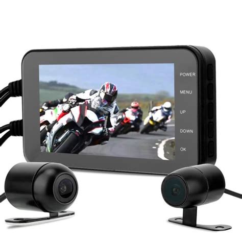 Moto DVR caméra DVR de moto de 4 pouces 1080P véhicule d