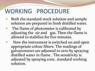 Flame photometer | PPT