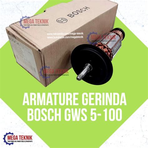 Jual Armature Angker Mesin Gerinda Tangan Listrik Bosch GWS 5 100 ASLI