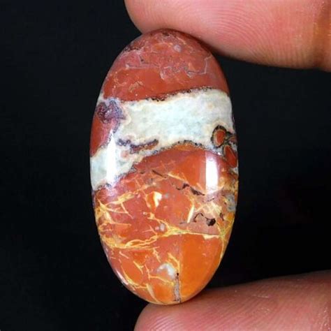 35 2Cts 100 Natural Unique MALIGANO JASPER Oval Cabochon Loose