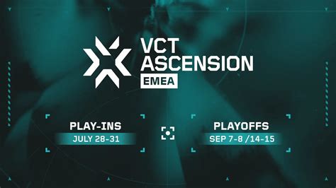 Vct Ascension Emea Play Ins Schedule Format Tickets Ginx Tv