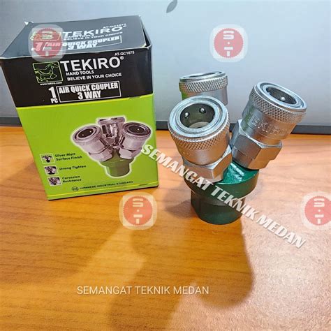 Jual Sambungan Selang Air Quick Coupler Angin Cabang Way Arah