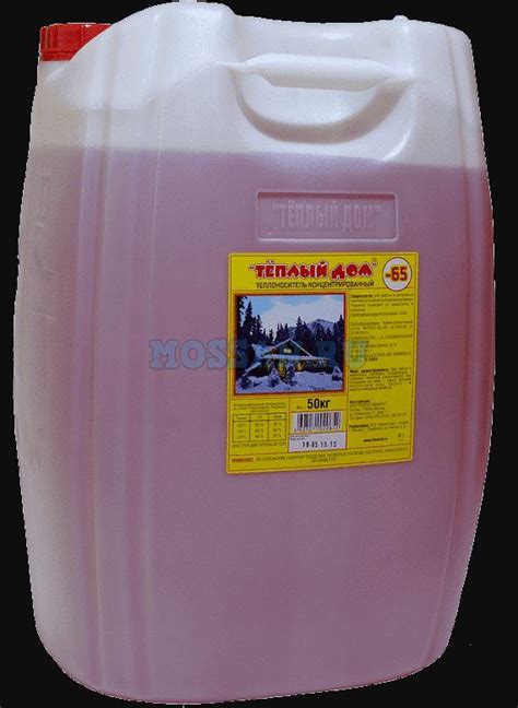 Купить Теплоноситель этиленгликоль Тёплый дом -65 50 л в Москве | MosSan.ru