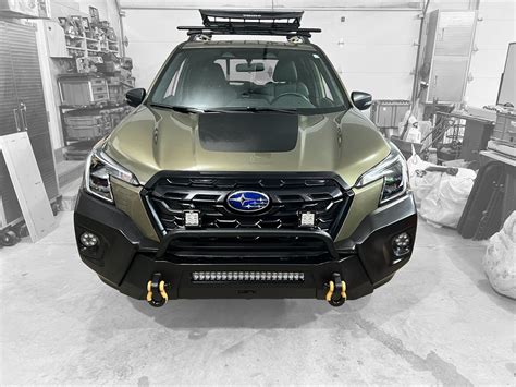 Body Armor 4x4 2019 2023 Subaru Forester Hiline Front Winch Bumper