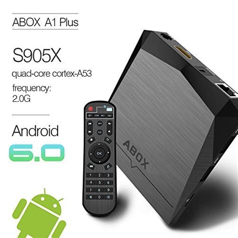 2017 Model ABOX A1 Plus Android 6 0 TV Box With Amlogic S905X 64 Bits