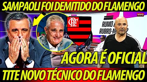 Agora Oficial Sampaoli Est Demitido Do Flamengo Tite Ser