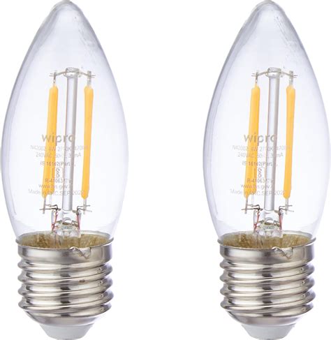 Buy Wipro Garnet Base E Watt Led Bulb Pack Of Yellow Online At