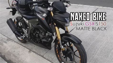 Suzuki GSX S150 150cc Naked Bike Street Bike Matte Black