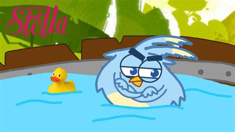 Angry Birds Stella: Luca hates baths! by TayStudio on DeviantArt