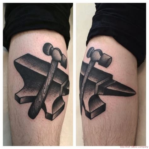 Traditional Anvil Tattoo