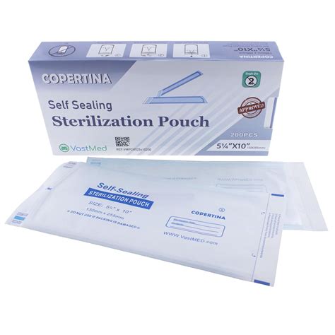 Pcs Copertina Self Seal Sterilization Pouches With Dual Indicators