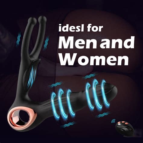 3 IN 1 Wireless Remote Control Male Prostate Massager Anal Vibrator Fleshline