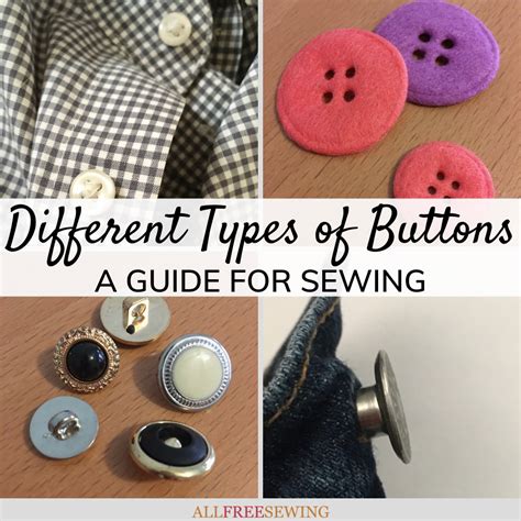 Different Types of Buttons: A Guide for Sewing | AllFreeSewing.com