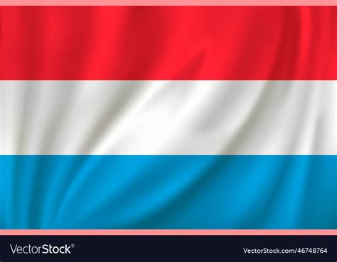 Flag Waving In The Wind Royalty Free Vector Image